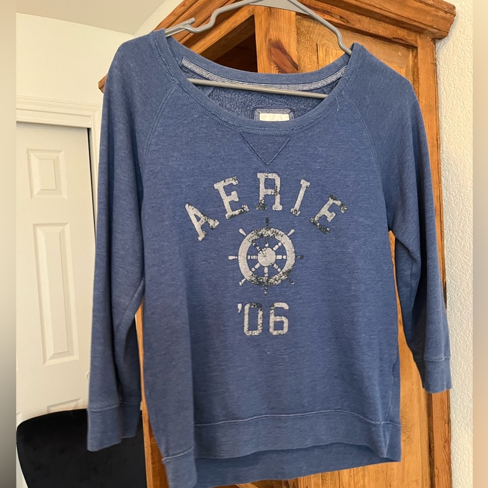 Three quarter sleeve Aerie sweater